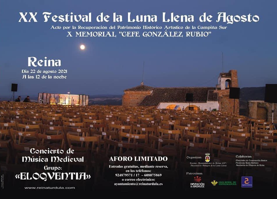 XX Festival de la Luna Llena de Agosto en Reina