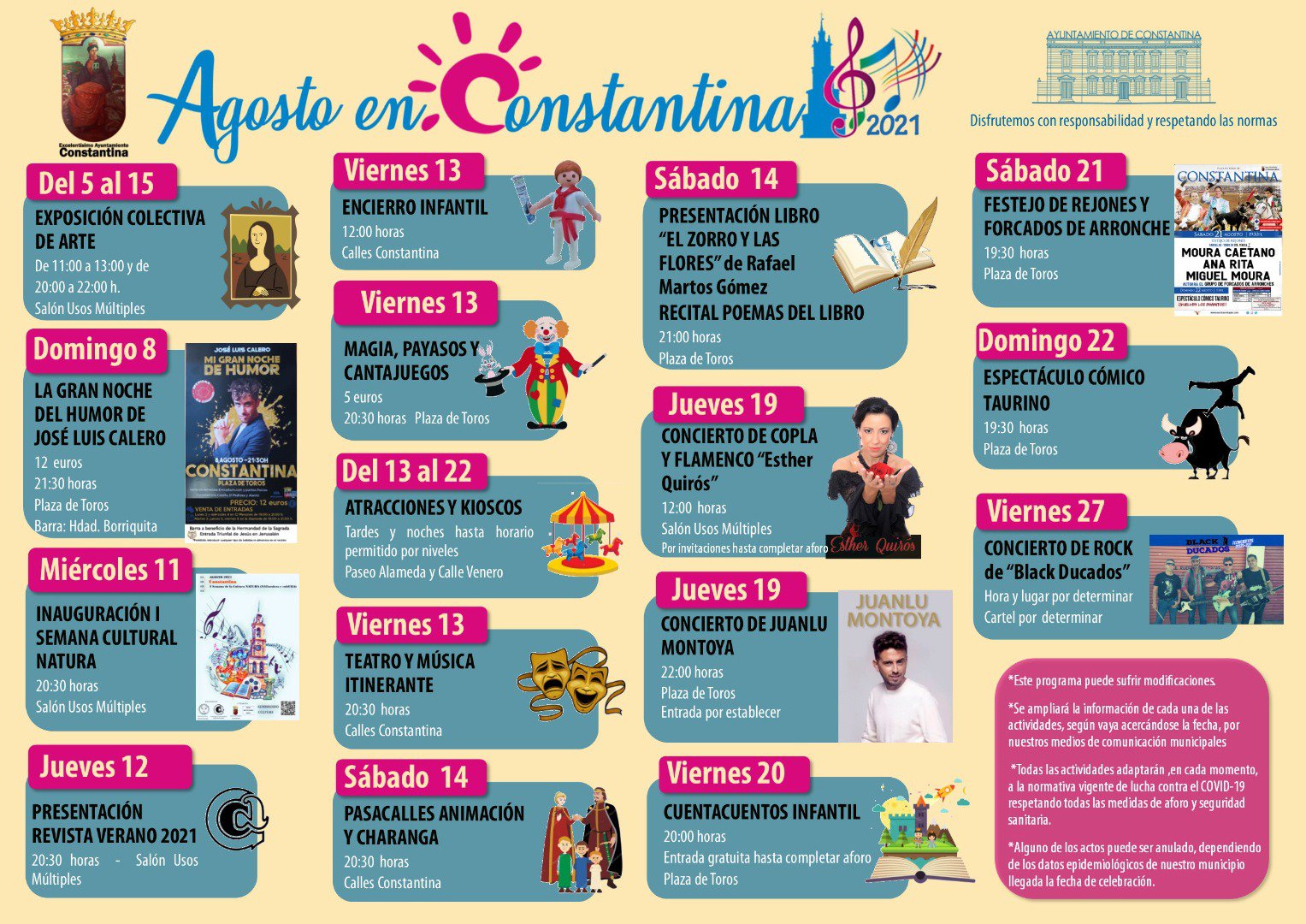 Programa “Agosto en Constantina 2021” 