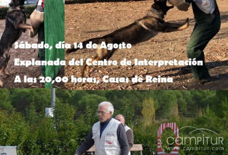Exhibición de Adiestramiento Canino en Casas de Reina 