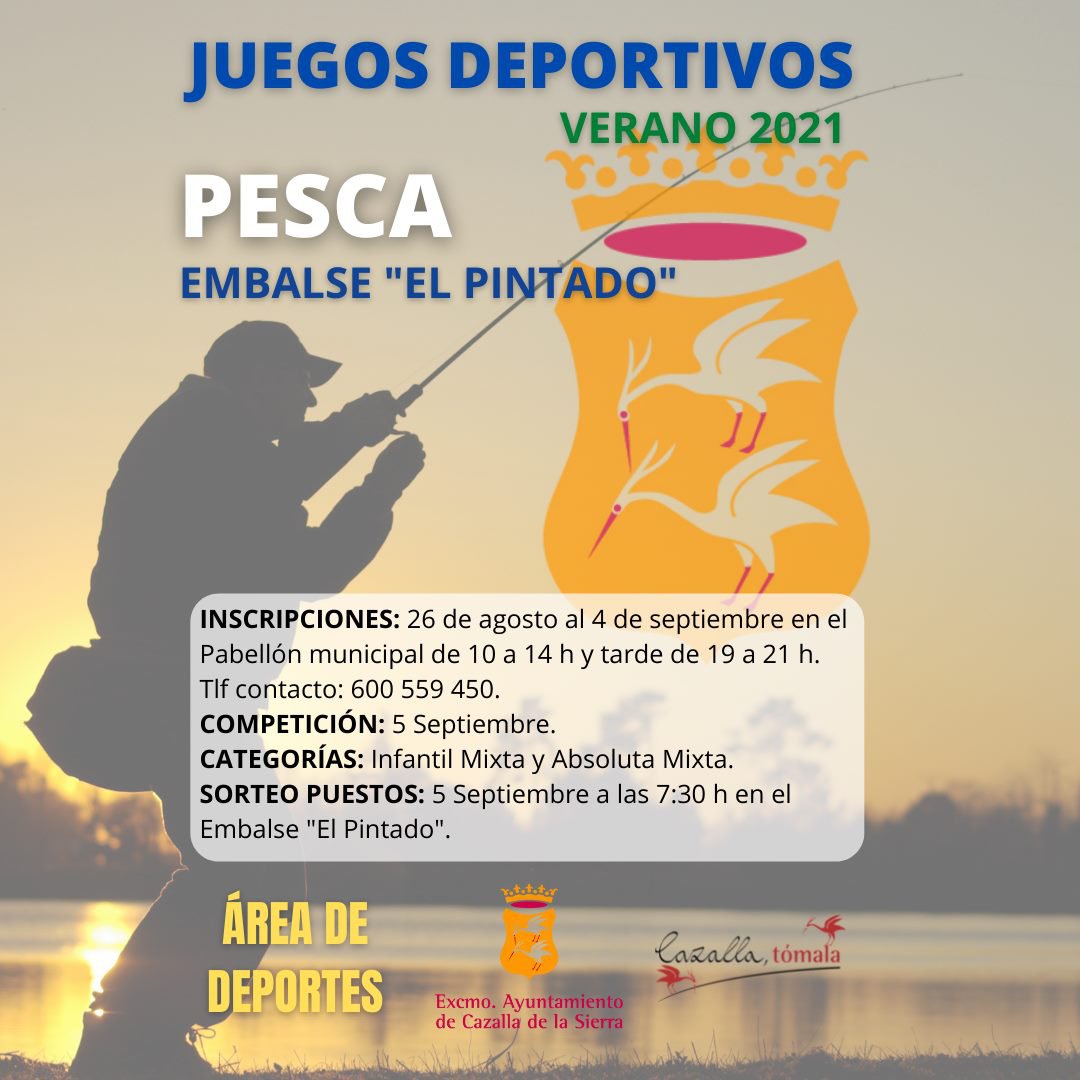Competición de Pesca en Cazalla de la Sierra 