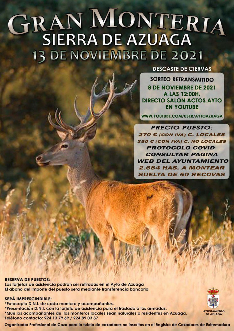 Gran Montería Sierra de Azuaga 2021 