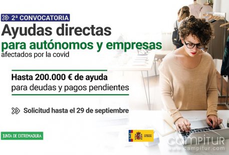 Nueva convocatoria de ayudas directas a autónomos y empresas