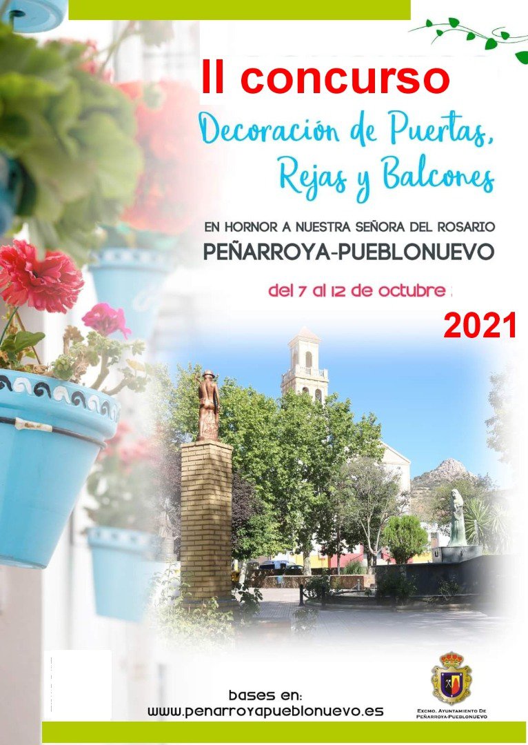 II Concurso de Decoración de Puertas, Rejas y Balcones en Peñarroya-Pueblonuevo 