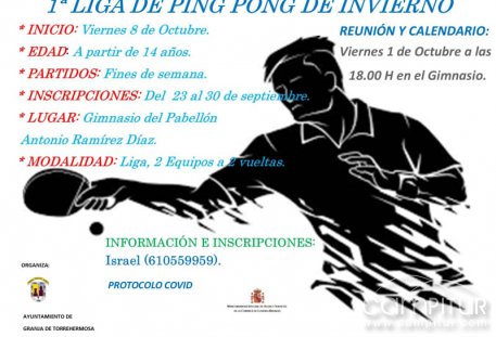 1ª Liga de Ping-Pong de Invierno en Granja de Torrehermosa