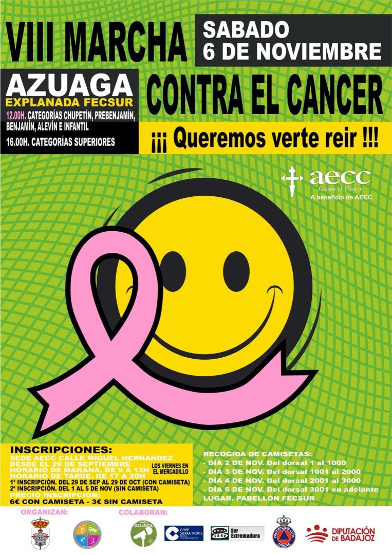VIII Marcha Contra el Cáncer en Azuaga 
