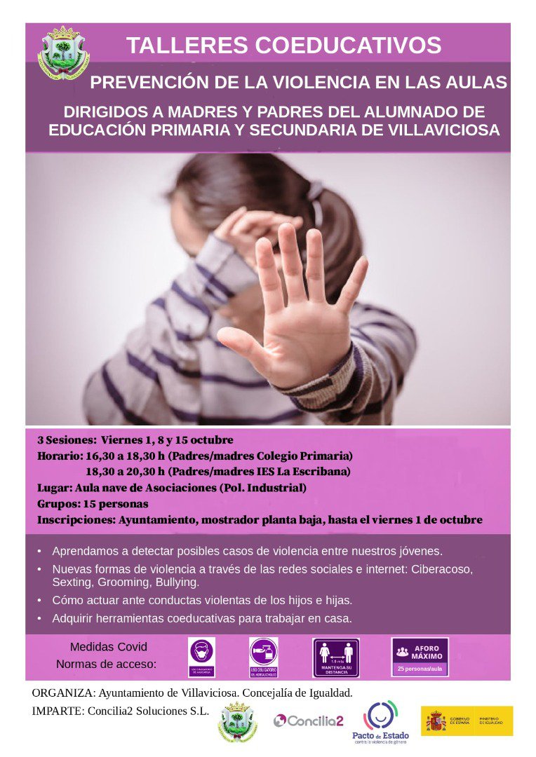 Talleres Coeducativos en Villaviciosa de Córdoba 
