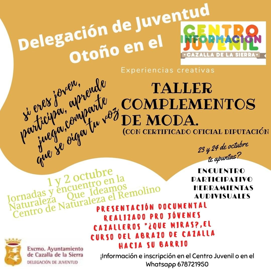 Otoño en el Centro Juvenil de Cazalla de la Sierra 