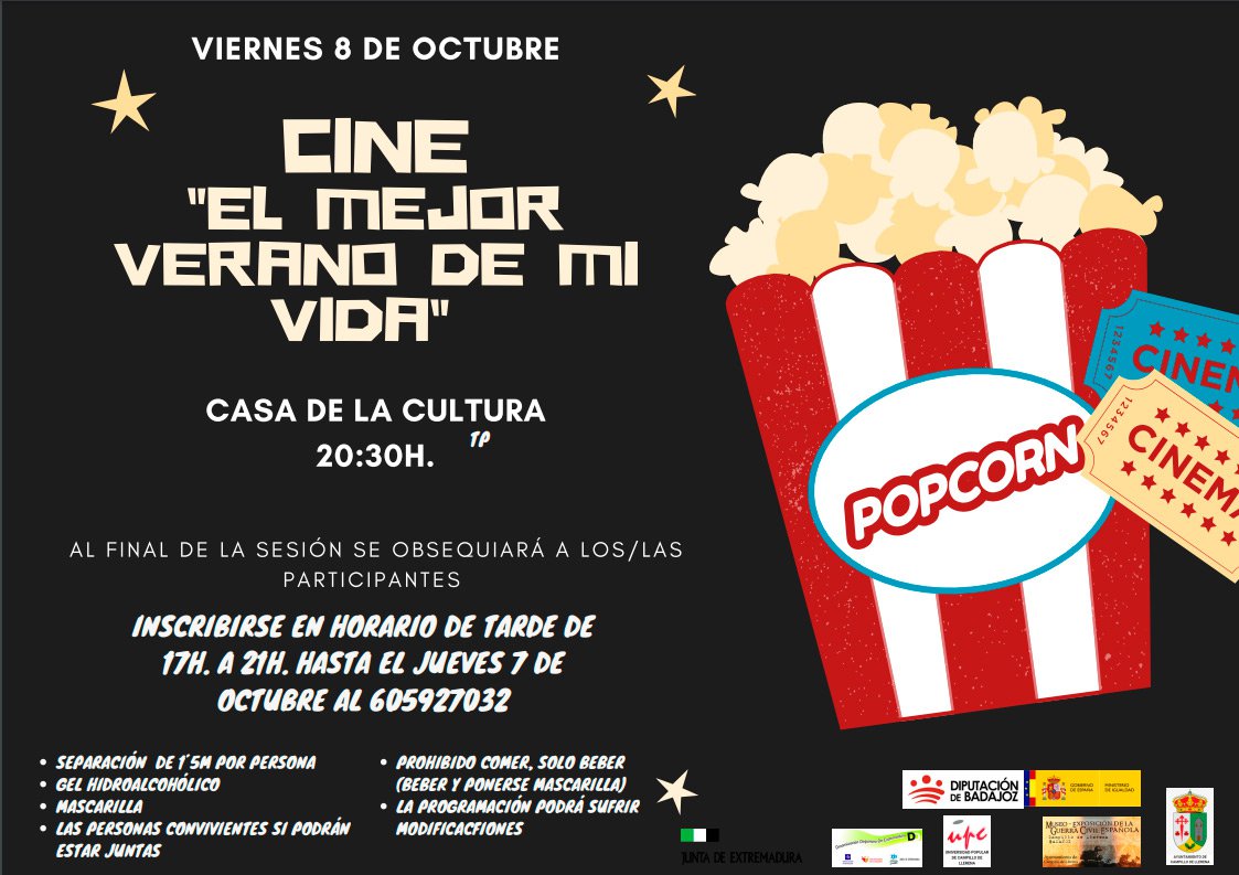 Programación Cultural para los meses de octubre y noviembre en Campillo de Llerena 