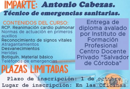 Curso Primeros Auxilios en Obejo 