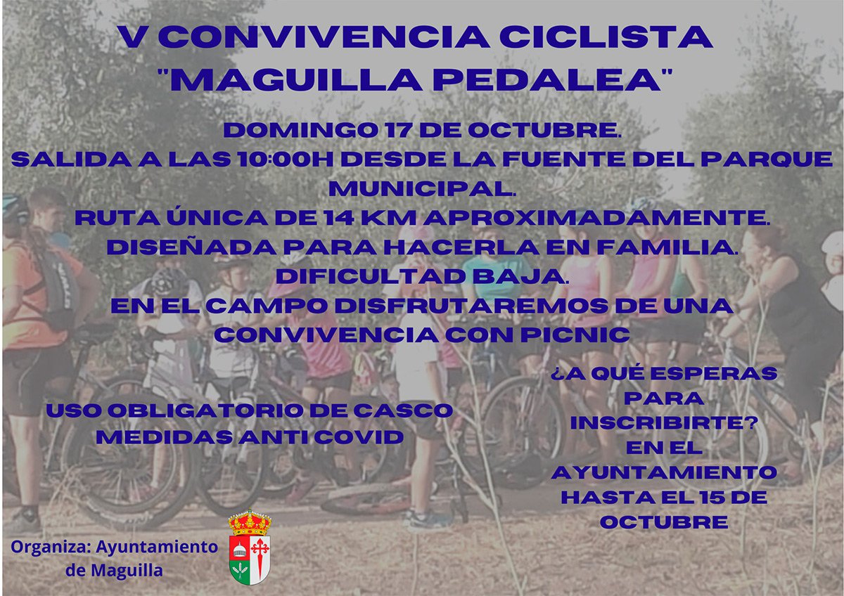 V Convivencia Ciclista “Maguilla Pedalea” 