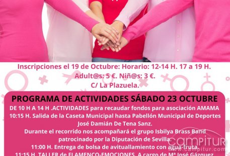 Cazalla de la Sierra celebra el Día Internacional Contra el Cáncer de Mama 
