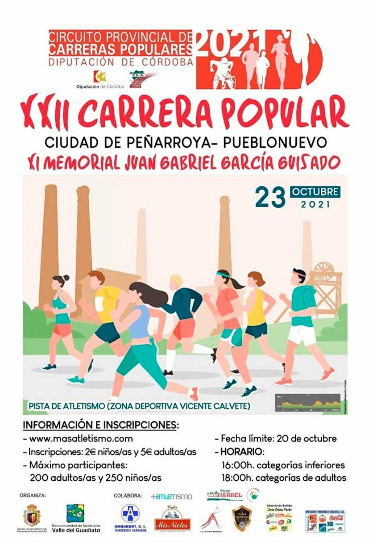 XXII Carrera Popular Ciudad de Peñarroya-Pueblonuevo 