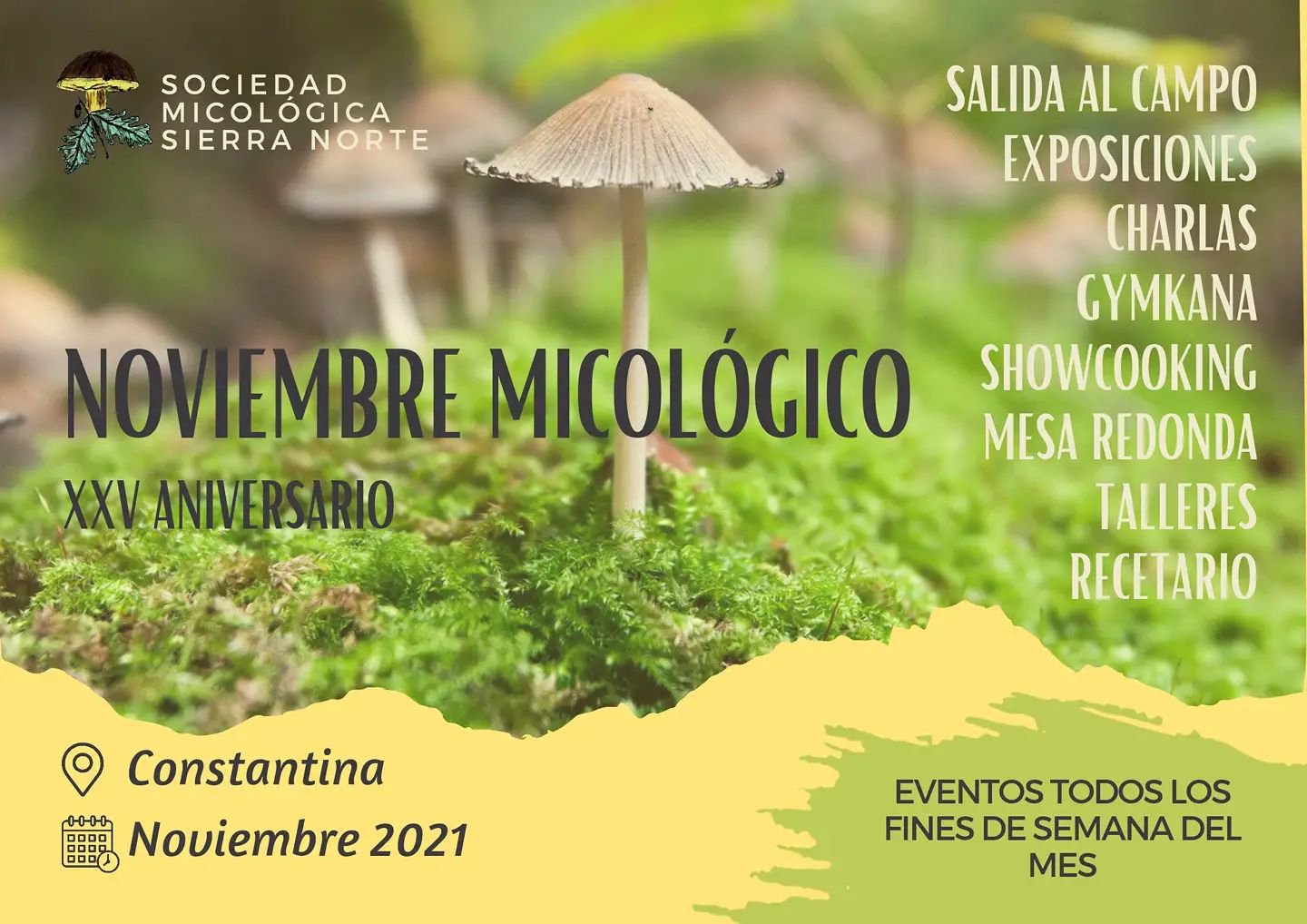 XXV Jornadas Micológicas de la Sierra Norte de Sevilla