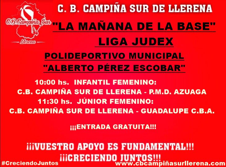 Agenda fin de semana C.B. Campiña Sur de Llerena 