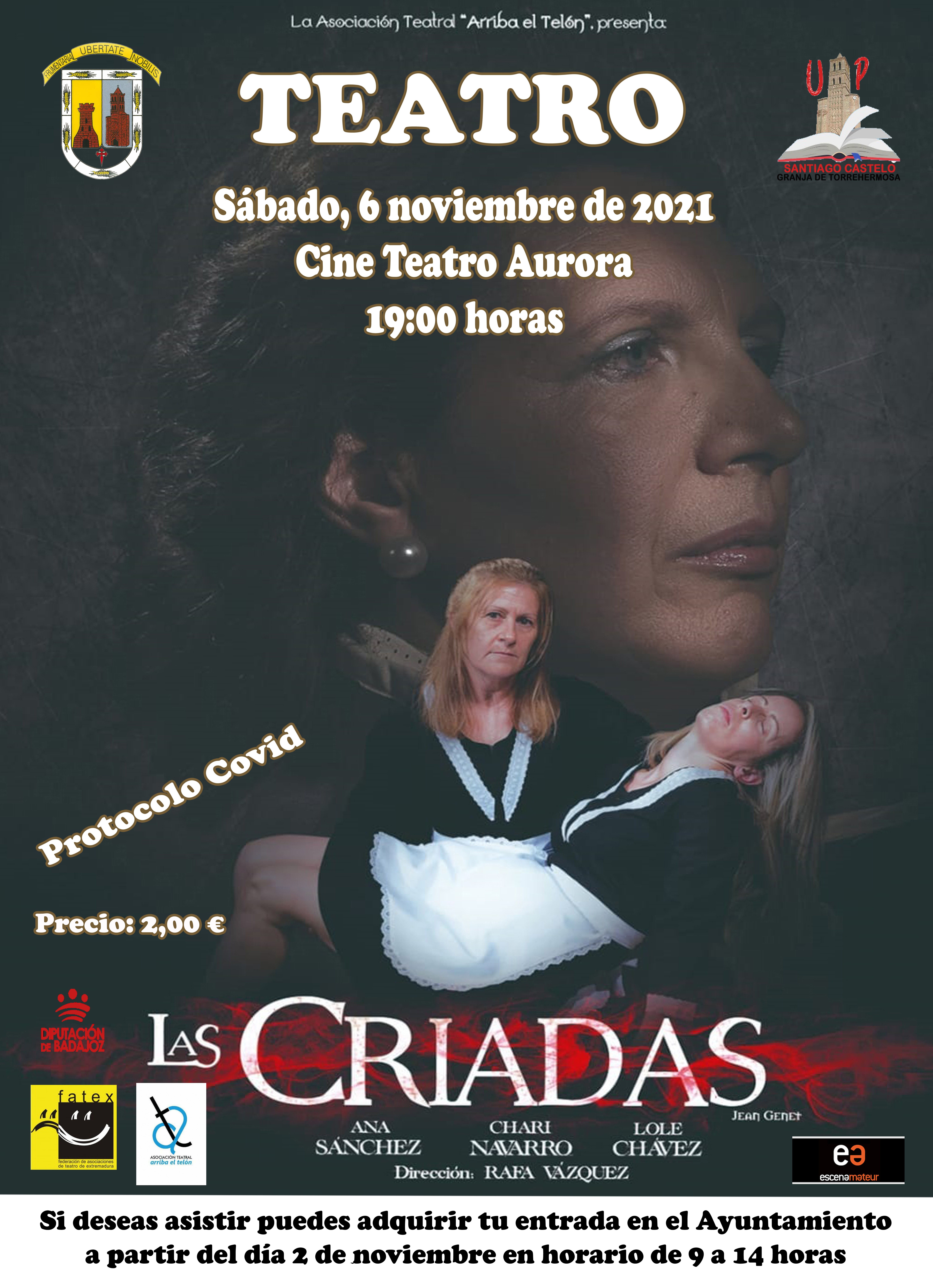 Teatro “Las Criadas” en Granja de Torrehermosa 