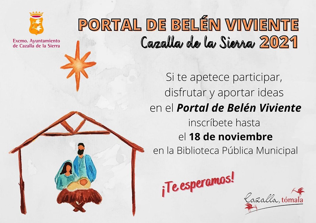 Portal de Belén Viviente en Cazalla de la Sierra 