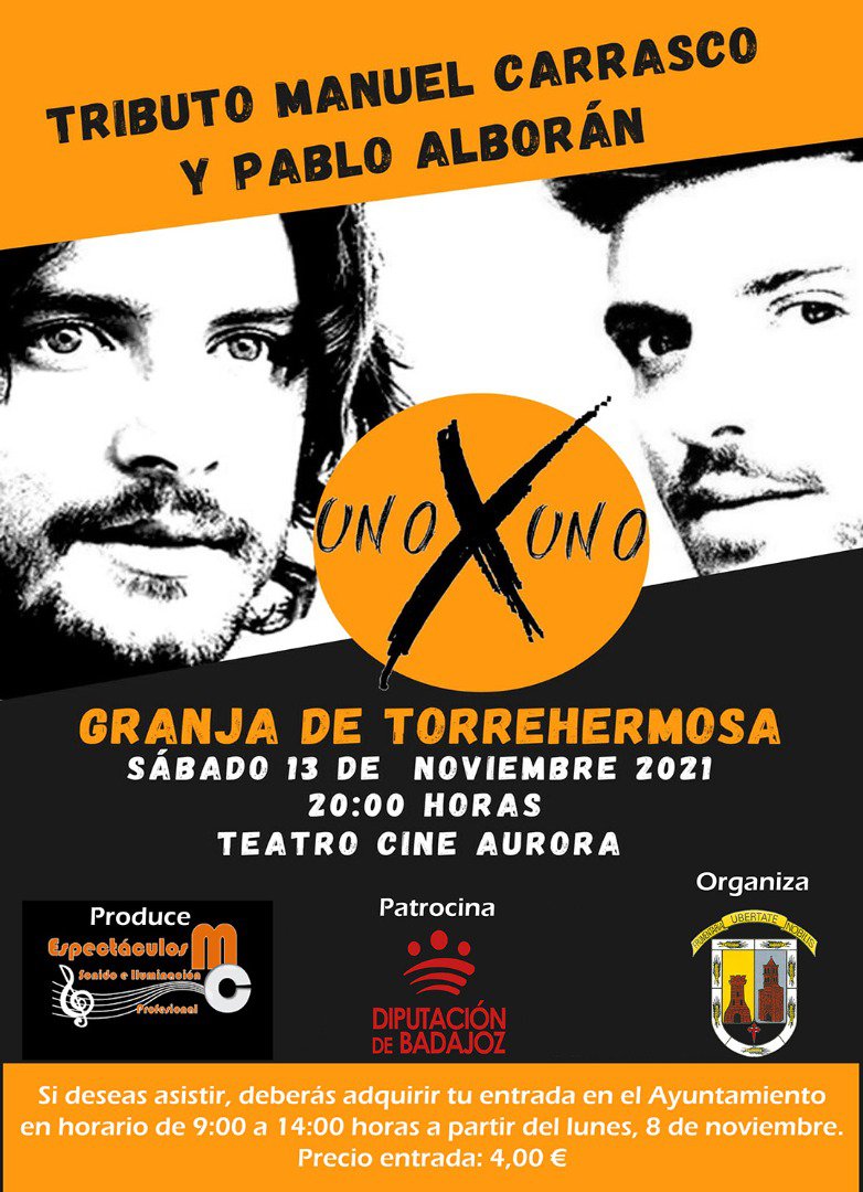 Concierto Uno x Uno en Granja de Torrehermosa 