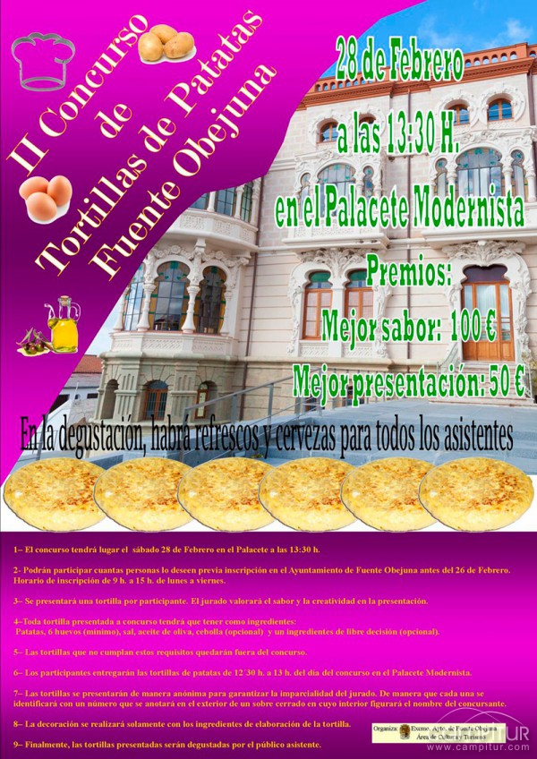 II Concurso de Tortillas de Patatas en Fuente Obejuna 