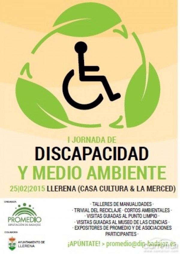 I Jornada de Discapacidad y Medio Ambiente en Llerena 