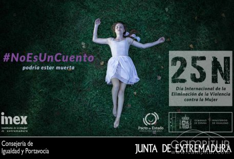 #NoEsUnCuento, campaña de la Junta de Extremadura para el 25-N