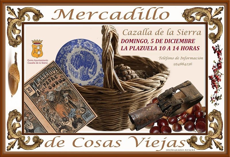Cazalla de la Sierra recupera su Mercadillo de Cosas Viejas 
