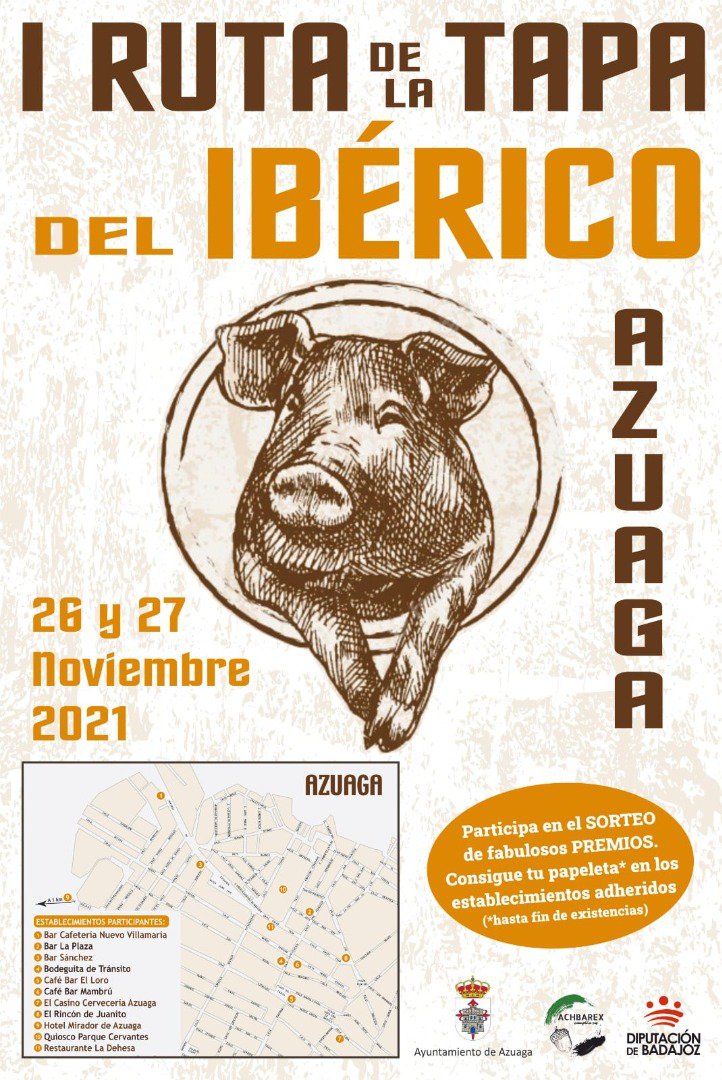 I Ruta de la Tapa del Ibérico en Azuaga 