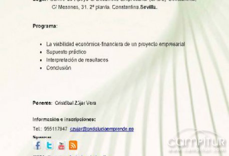 Curso “Elaboración de Estudio Económico-Financiero en Constantina