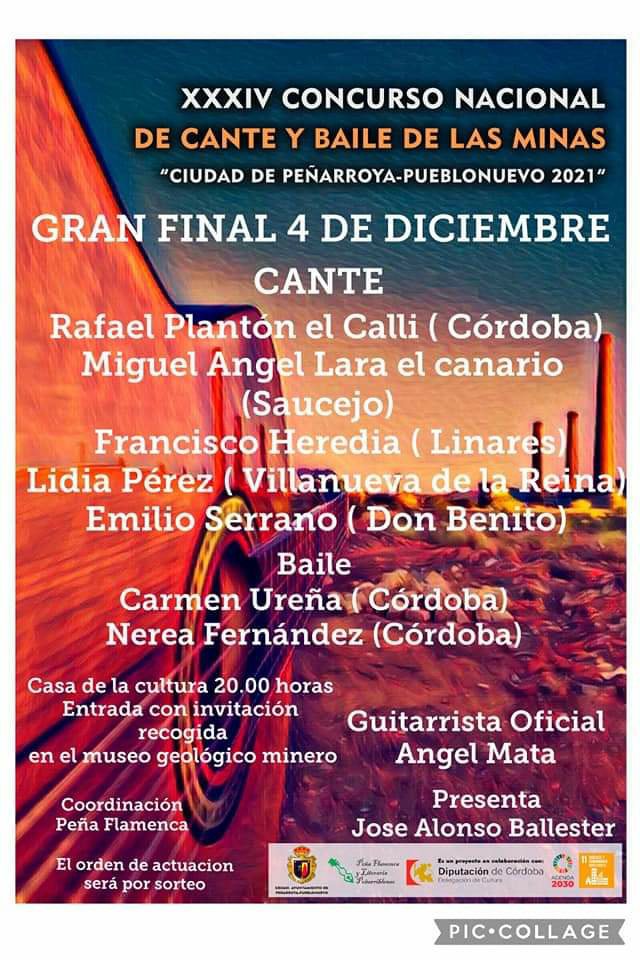 Final del XXXIV Concurso Nacional de Cante y Baile de las Minas 