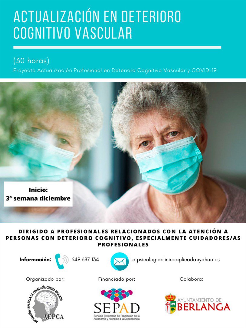 Curso Actualización en Deterioro Cognitivo Vascular en Berlanga 