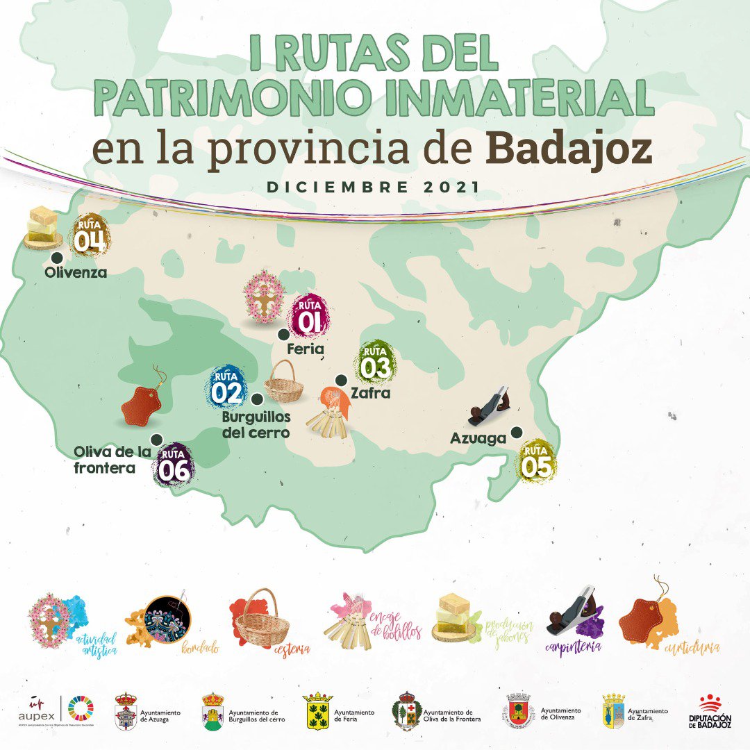 I Rutas del Patrimonio Inmaterial en la provincia de Badajoz 