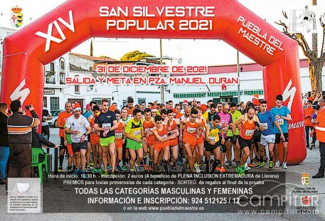 XIV San Silvestre Popular 2021/22 en Puebla del Maestre 