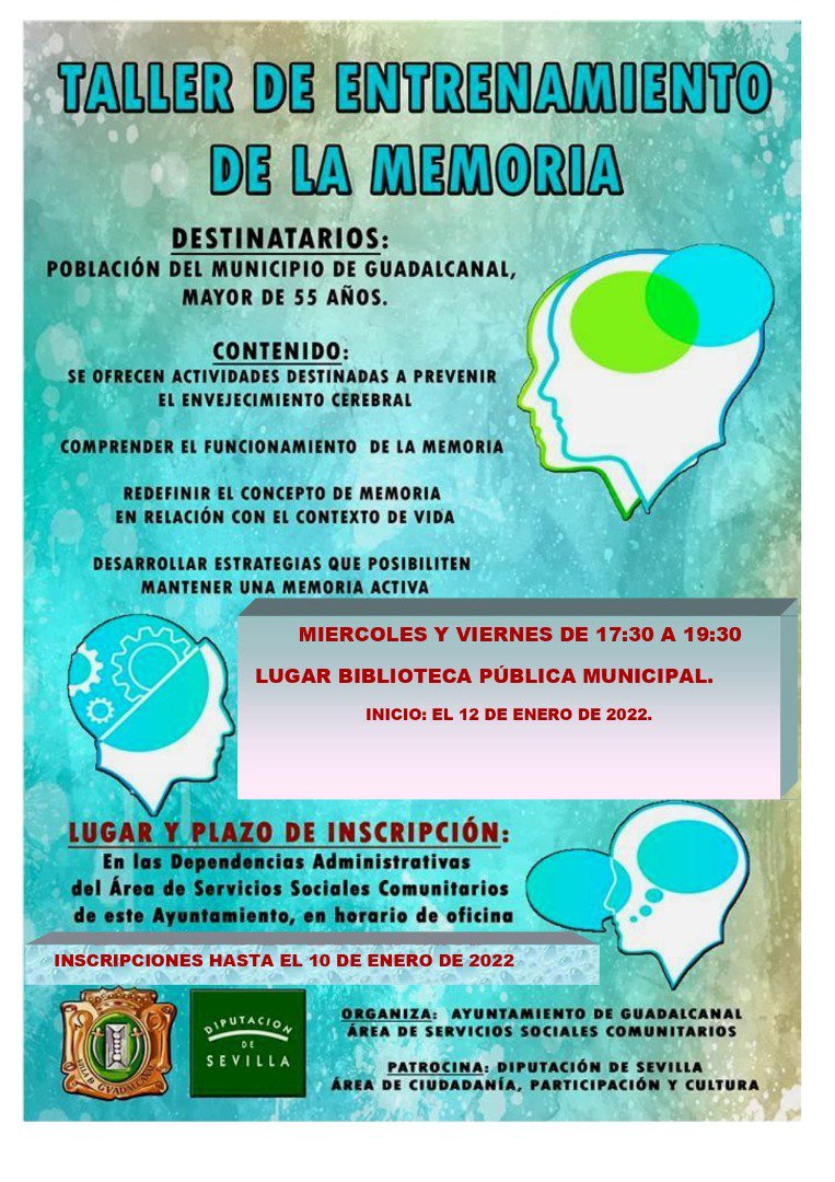 Taller de Entrenamiento de la Memoria en Guadalcanal 