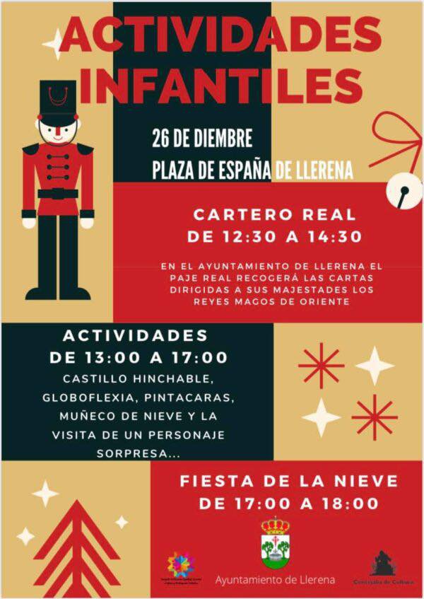 Actividades infantiles en la Navidad de Llerena 