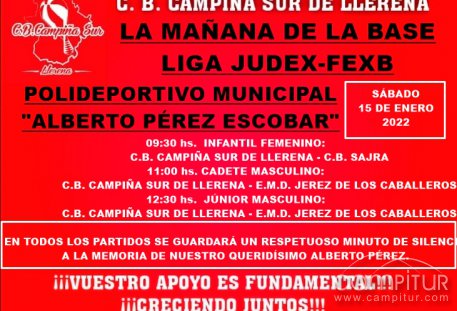 Agenda fin de semana C.B. Campiña Sur de Llerena 