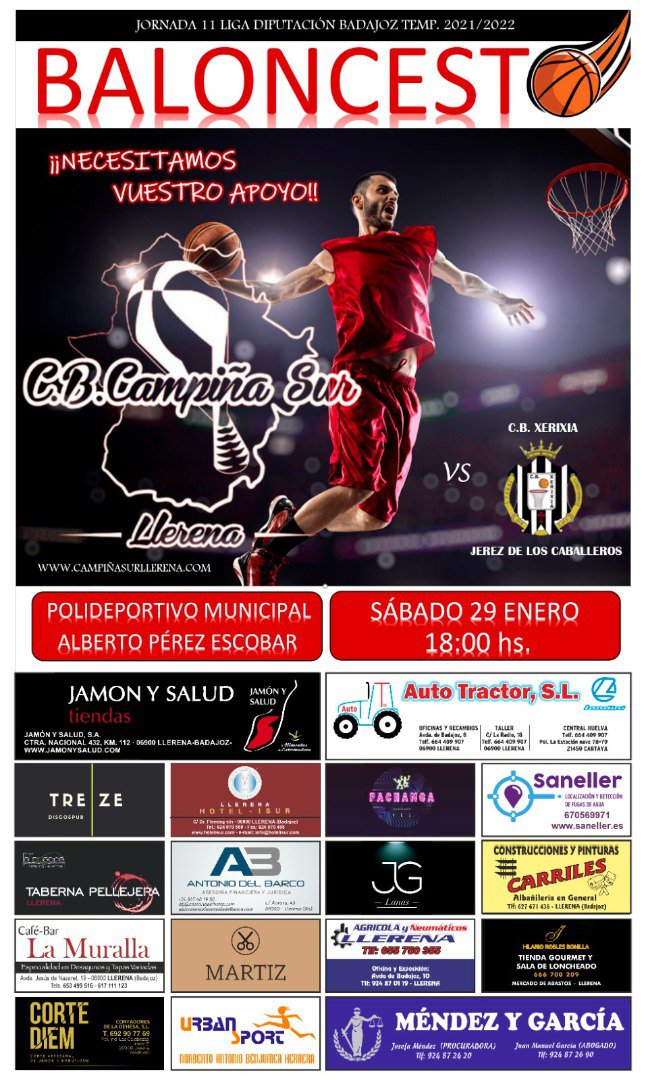 Agenda fin de semana C.B. Campiña Sur de Llerena 