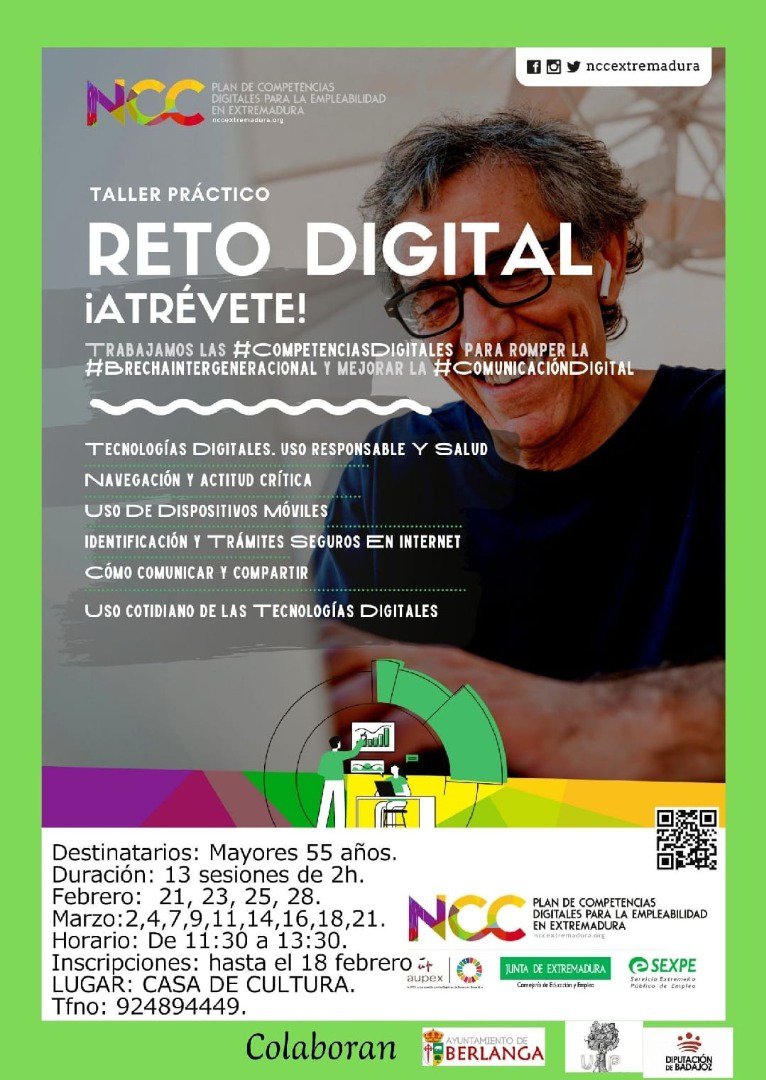 Taller práctico Reto Digital en Berlanga 