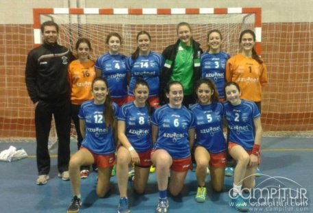 Los equipos cadete y juvenil de balonmano de Granja, campeones de Liga Regular.