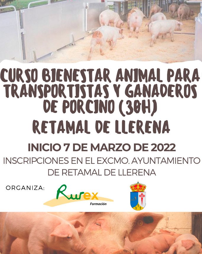 Curso de Bienestar Animal en Retamal de Llerena 