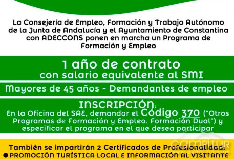 Programa de Empleo y Formación en Constantina 