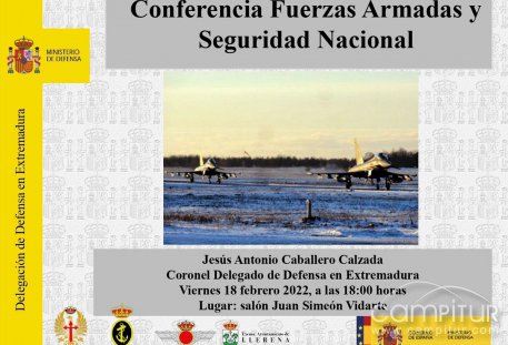 Conferencia Fuerzas Armadas y Seguridad Nacional en Llerena 