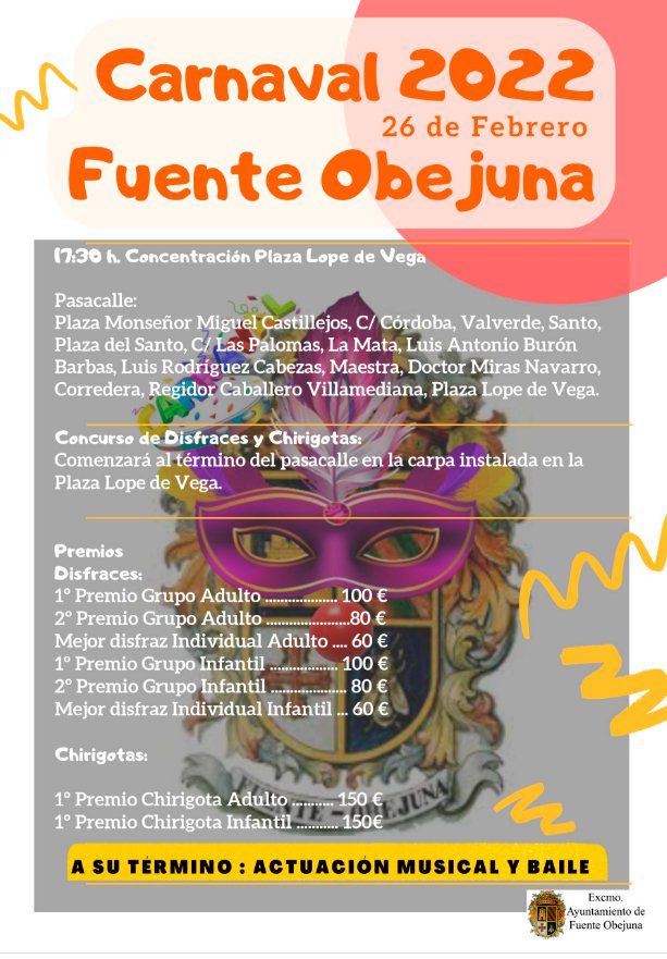 Carnaval 2022 en Fuente Obejuna 