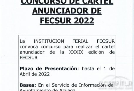 Concurso Cartel Anunciador de Fecsur 2022 