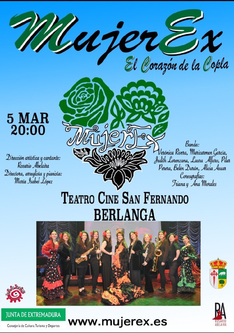 “MUJEREX. El Corazón de la Copla” en Berlanga 