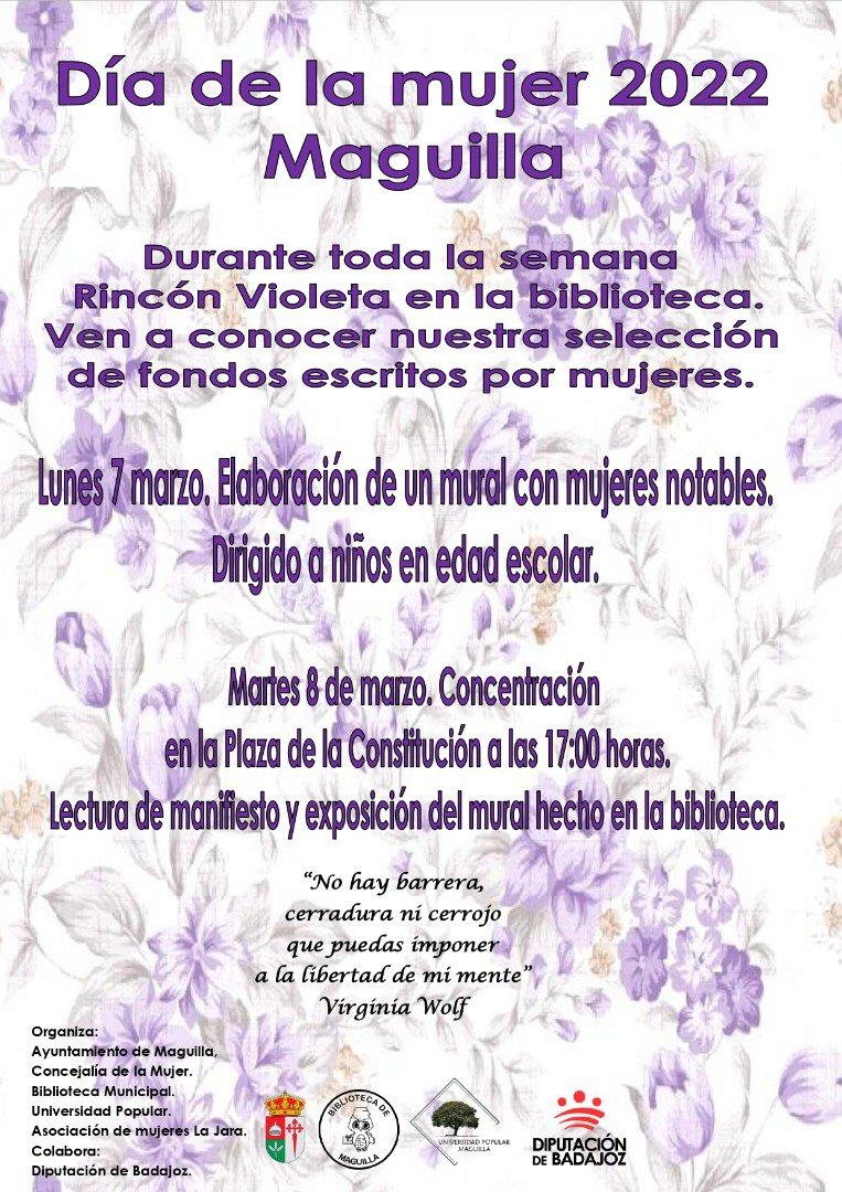 Día de la Mujer 2022 en Maguilla 