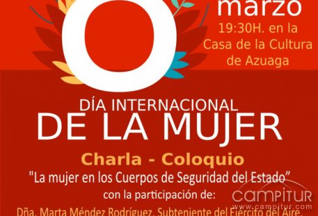 Charla-Coloquio Día Internacional de la Mujer en Azuaga 