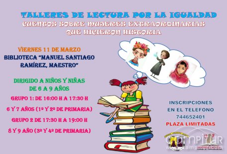 Taller de Lectura por la Igualdad en Granja de Torrehermosa 