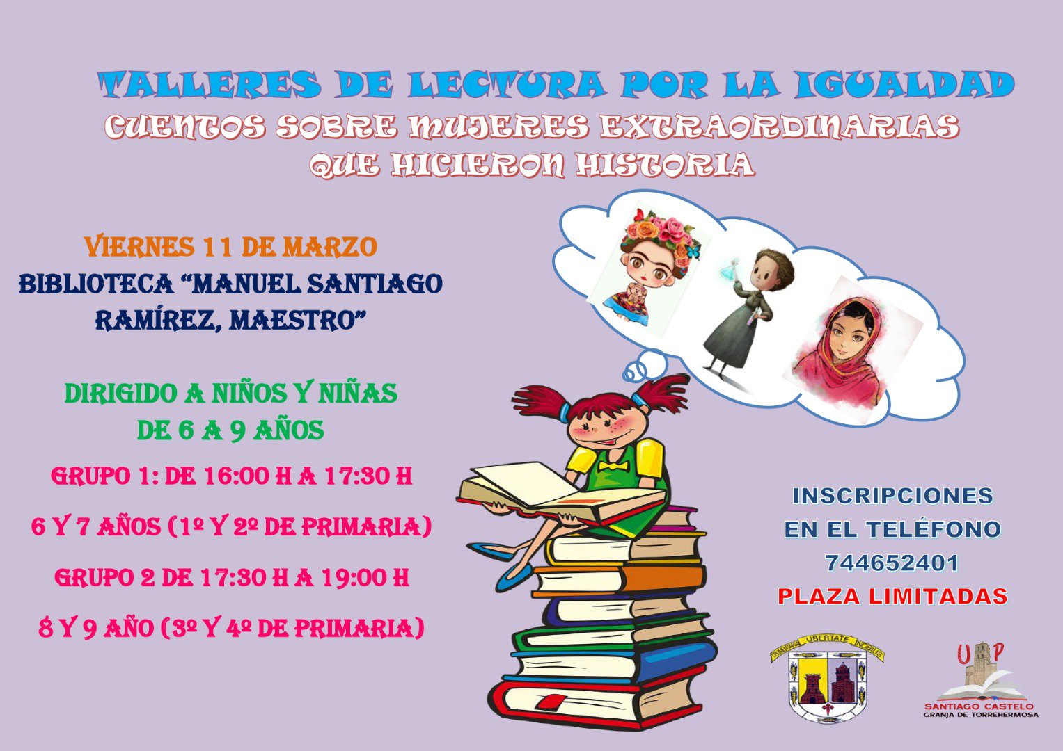 Taller de Lectura por la Igualdad en Granja de Torrehermosa 