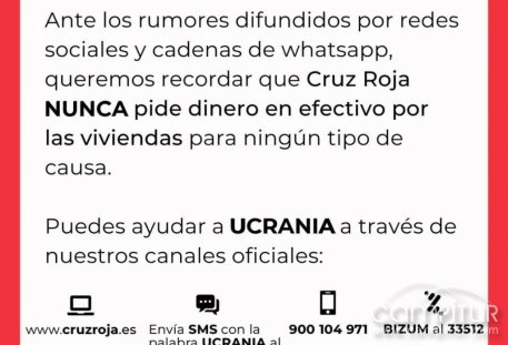 Cruz Roja alerta de falsos voluntarios de la ONG pidiendo dinero para Ucrania 