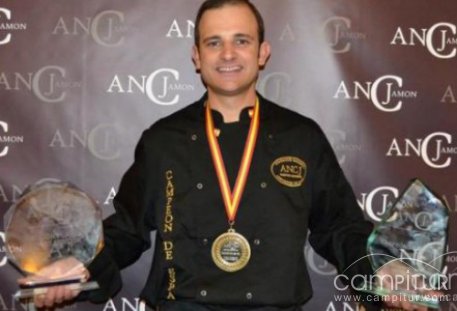 Francisco Rivero, campeón de España de Cortadores de Jamón