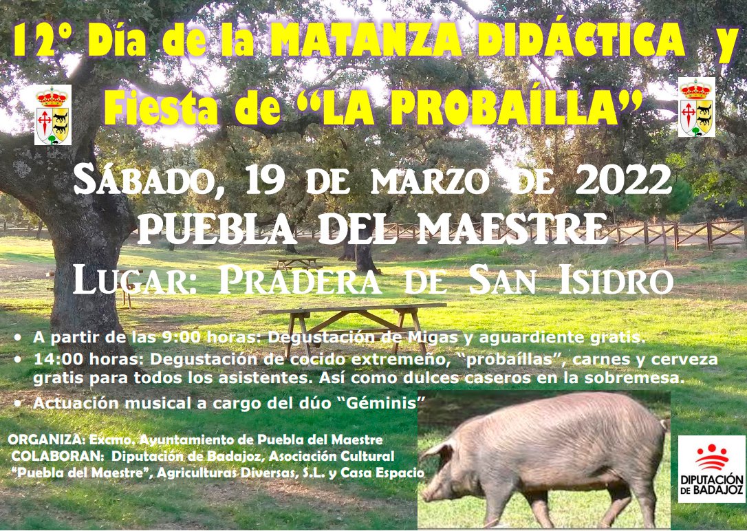12º Día de la Matanza Didáctica y Fiesta de “La Probaílla”